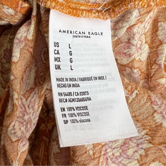 American Eagle Floral Boho Top - Picture 7 of 7